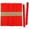 CraftySticks Colored Wood Craft Sticks 4.5 Inch, Red Orange Yellow Green Blue Purple White Black Pink Brown Popsicle Sticks
